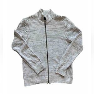 INC International Concepts Men’s Gray Full-Zip Cardigan Sweater Size M